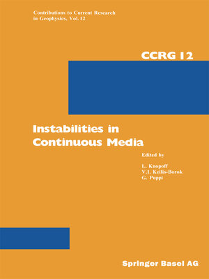 cover image of Instabilities in Continuous Media